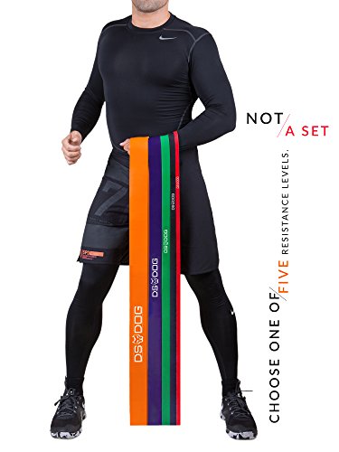 Resistance band by ds dog - workout band with 30-60 pounds in res…
