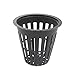 HAZOULEN Small Garden Plastic Net Cups Pots Fits in 2 Inch Holes, Set of 40