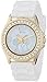 Disney Women's MN1053 Rhinestone Accent Minnie Mouse White Rubber Strap Watch