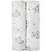 Baby Muslin Swaddle Blankets by WeePrinces - Set of 2 Large Lightweight Super Soft Swaddle Cotton Blankets 47