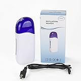 Depilatory Roll On Wax Heater Roller Waxing Hot Cartridge Hair Removal Warmer (Wax Cartridge Excluded)