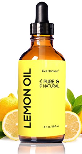 Eve Hansen Pure Lemon Essential Oil - Natural, Undiluted, Therapeutic Grade Aromatherapy Oil - 4 Ounces