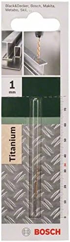 Bosch 2609255088 Metal Drill Bits, Silver, 1 mm