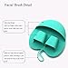INNERNEED Manual Silicone Face Brush Facial Scrubber Pads for Cleansing, Exfoliating, Anti-Aging Face Massage, Handheld for Sensitive and All Kinds of Skin (Pack of 2)