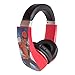 Power Rangers 30332 Kid Safe Over the Ear Headphone with Volume Limiter, Black and Red by Sakar