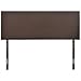 Modway Region Linen Fabric Upholstered Queen Headboard in Dark Brown