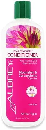 AUBREY ORGANICS ローザモスクェータコンディショナー バイブラント&ハイドレーション 325ml 11floz [並行輸入品]