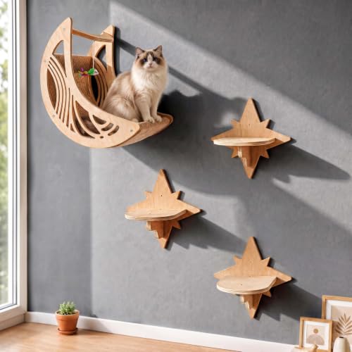 Catails Moon & Star Cat Shelves