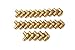 PEX 1/2 Barbed 90 Elbows - Brass Crimp Fittings - Sharkbite Style Bag of 50 / brass / 1/2