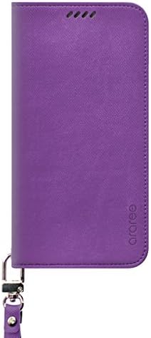 ARAREE Canvas Diary Case for Galaxy S6 - Retail Packaging - Pansy Purple
