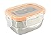 Mighty Hippo Rectangle Stainless Steel Mini Container - 2 Pack Set - Spill and Leak Proof/Perfect for Salad Dressings - Dips - Sauces - Condiments - Baby Food and Snacks/Adult and Kid Friendly
