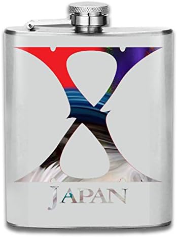 スキットル フラスコ ヒップフラスコ ワインフラスコ ウイスキーボトル 清酒ボトル X Japan バンド ミュージック ステンレス製