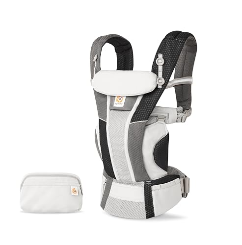 Ergobaby(エルゴベビー) EBC OMNI Breeze グレーパッチワーク 抱っこひも 新生児から 人間工学 メッシュ 通気性 洗濯機可能 日本限定色 抱き方4通り 成長に合わせて使える CREGBCZ360PGRYPCH
