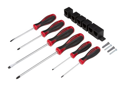 TEKTON 2742 Phillips and Flat Screwdriver Set, 6-Piece [Older Model]