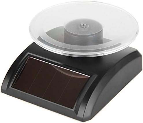 Muicatte Solar Power Display Turntable Rotating Display Rotary Showcase Stand