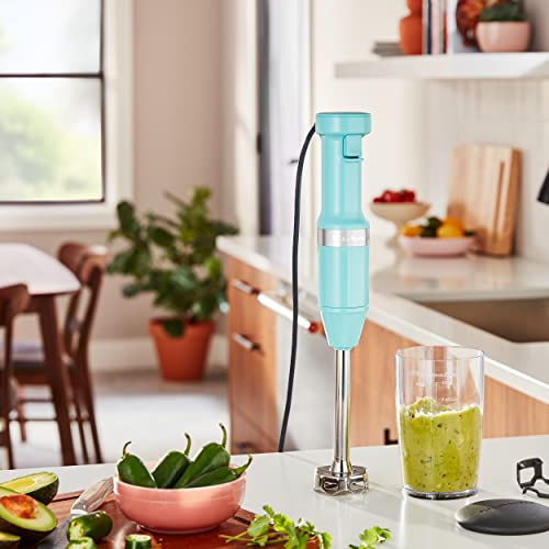 KitchenAid Variable Speed Corded Hand Blender KHBV53, 1 Liter, Aqua Sky Pricepulse