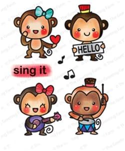 The Greeting Farm Clear Stamp Set - Sing It