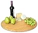 Noveltia 21-Inch Bamboo Lazy Susan Turntable Rotating Tray