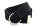 Canvas Web Belt D-Ring Buckle 1.25