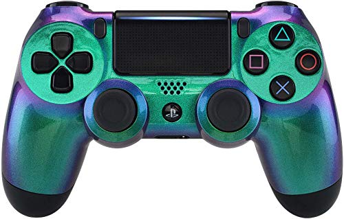 DualShock 4 Wireless Controller for Playstation 4 -"Soft Touch (Green & Purple Chameleon)