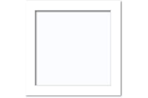 ALLWORLD FRAMING 12x12 Matting for 10x10 Photograph or Artwork 4-Ply Bevel Cut Acid Free Matboard for Picture framing (White)