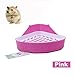 Mkono Potty Trainer (Random Color) Corner Litter Box for Hamster Guinea Pig Ferret Gerbil Rats Small