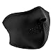 Distressed USA American Patriot Flag Reversible to Black Neoprene Half Face Mask