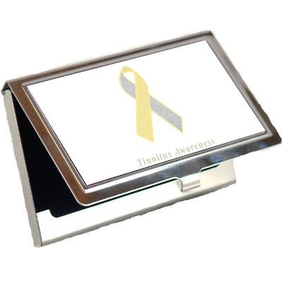 Tinnitus Awareness Ribbon Business Card Holder Buy Online In Aruba At Aruba Desertcart Com Productid 27040868