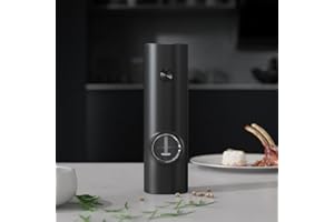 Battery Operated Electric Pepper Grinder Adjustable Coarseness for Home Kitchen Dining Seasoning Tool