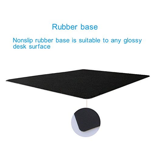 Mouse Pad,Qcute Gaming Aluminum Mouse Pad 9.45 X 7.87 Inch W Non-Slip Rubber Base & Micro Sand Blasting Aluminum Surface for Fast and Accurate Control (Large, Rose Gold) - Thumbnail 3