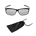 SOUBUN Unisex Passive 3D Glasses for LG, Panasonic, Vizio and all Passive 3D TVs & RealD 3D Cinema Glasses (2 Pack)
