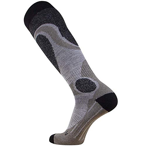 Pure Athlete Elite Ski Socks Lightweight Merino Wool Warm Skiing Sock