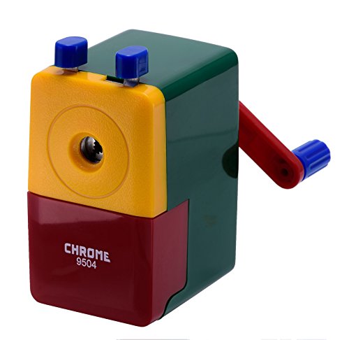 Chrome 9504 - Tri Colour Sharpener (Set of 1 Pcs) (Green)