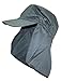 BWH Men/Women Ball Cap Summer Hat With Neck Protection Flap - Olive