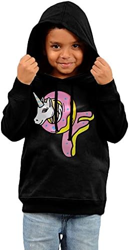 NaBiSwear Unisex Kid's Odd Future Unicorn Casual Sweatshirt Hoodie Black 5-6 Toddler