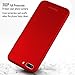 iPhone 7 Plus Case/iPhone 8 Plus Case, AnsTOP Thin Exact-Fit 360 Full Body Case Coverage Protective Dual Layer iPhone Hard Case with Tempered Glass Screen Protector for iPhone 7 Plus, 8 Plus(Red)