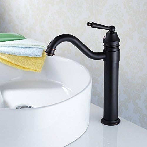 LightintheboxÃEÂ Deck Mounted Countertop Traditional Style Oil Rubbed Bronze Finish Bathroom Sink Faucet Curve Spout Single Handle Tall Spout Bathtub Faucet Filter Bath Tub Mixer Taps by GotHobby