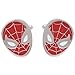 Men's Wedding Shirt Surper Hero Cufflinks (Red Spiderman)