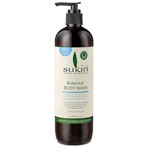 Sukin Botanical Body Wash - Lime & Coconut 500ml by Sukin