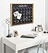 Kate and Laurel Calder Framed Magnetic Chalkboard Monthly Calendar, 21.5