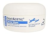 Dechra DentAcetic 25 Count Dental Wipes