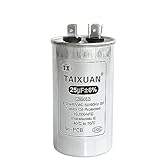 25 uF 25 MFD 370V or 440V Dual Run Start Round AC