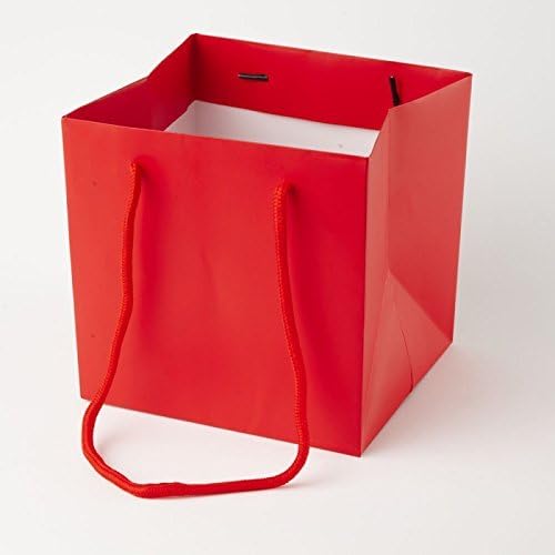 Sigsworths Florist Sundries10 x OASIS® PORTO BAGS - RED Floral Flower Hand Tied Bouquets, Gifts & Plants