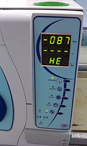BoNew 16L Autoclave Vacuum Sterilizer Class B with Print Blue Color Sun Series