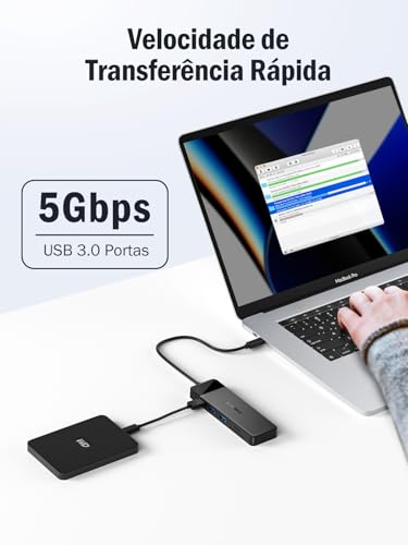 Lemorele Dock Station USB-C 10 em 1 com Suporte para 3 Monitores (2x HDMI 4K + VGA), 3 Portas USB 3.0, PD 100W, Áudio, Leitor SD/TF - Compatível com macOS & Windows