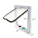 CEESC Cat Door for Windows & Sliding Glass Door (Outer Size 7.5