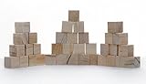 Wooden Craft Blocks Unfinished Natural Cubes 9/16