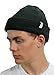 Coal Men's The Frena Solid Fine Knit Beanie Hat, Black, One Size