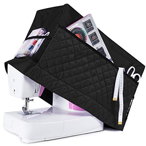 Addicted DEPO Sewing Machine Cover with 3 Convenient Pockets