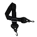 Performance Plus GS6-BK Adjustable Length Woven Banjo Strap with No-Scratch Hooks, Black